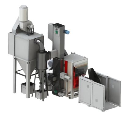 Shot blasting machine